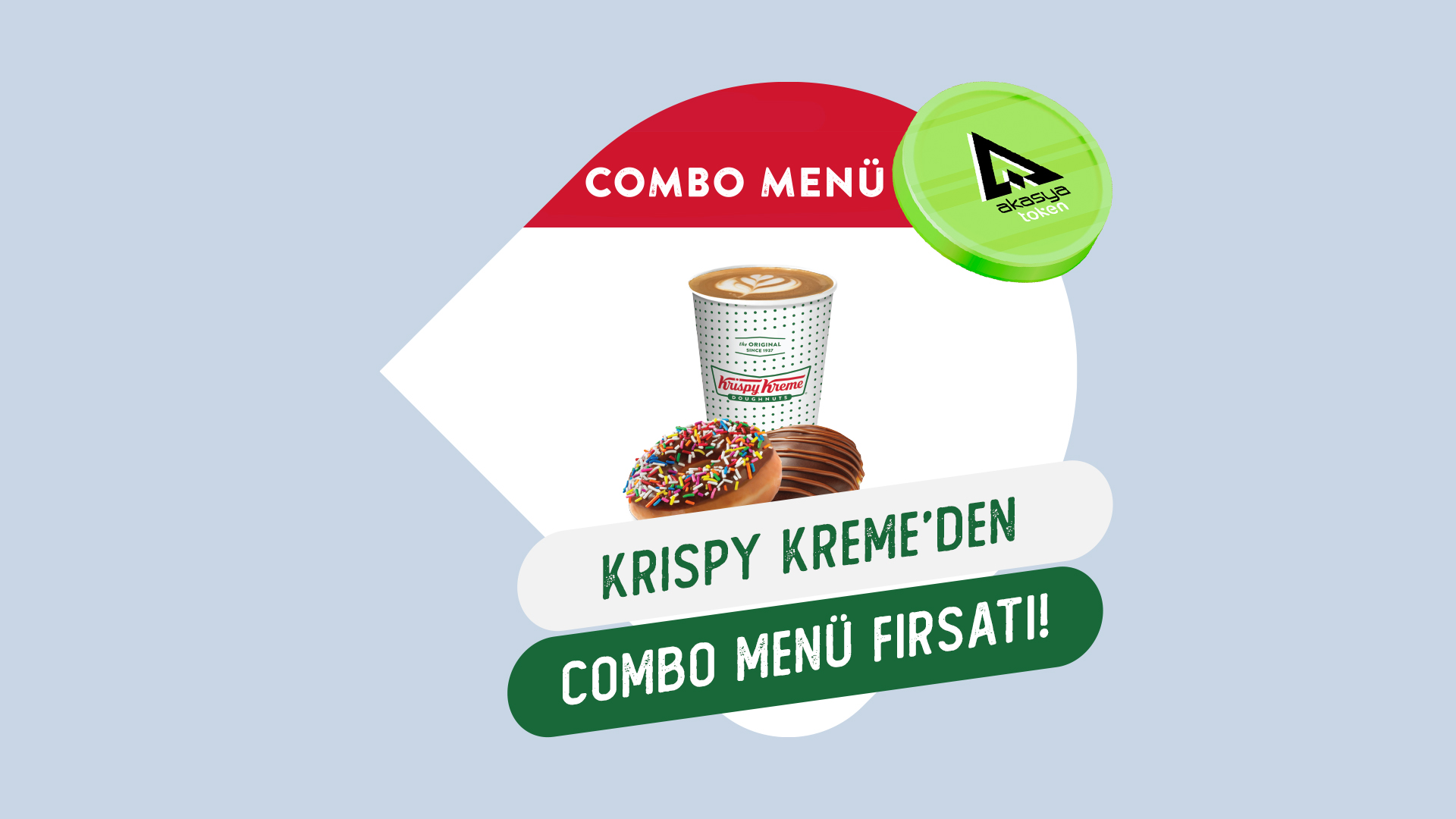 AKSY Token'a Özel Krispy Creme’den Combo Menü fırsatı! 